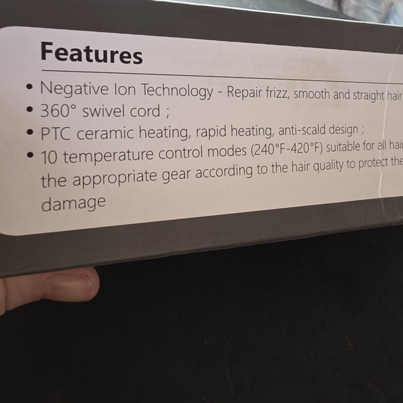 Sejoy 2-in-1 Flat Iron & Straightening Brush - Picture 4 of 5